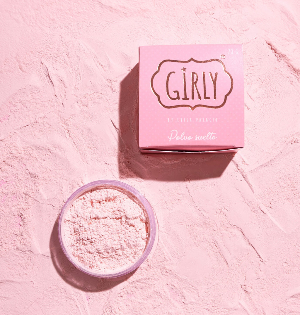 Polvo suelto girly Rosado - 03
