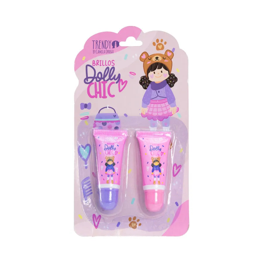 Duo de gloss para niña trendy