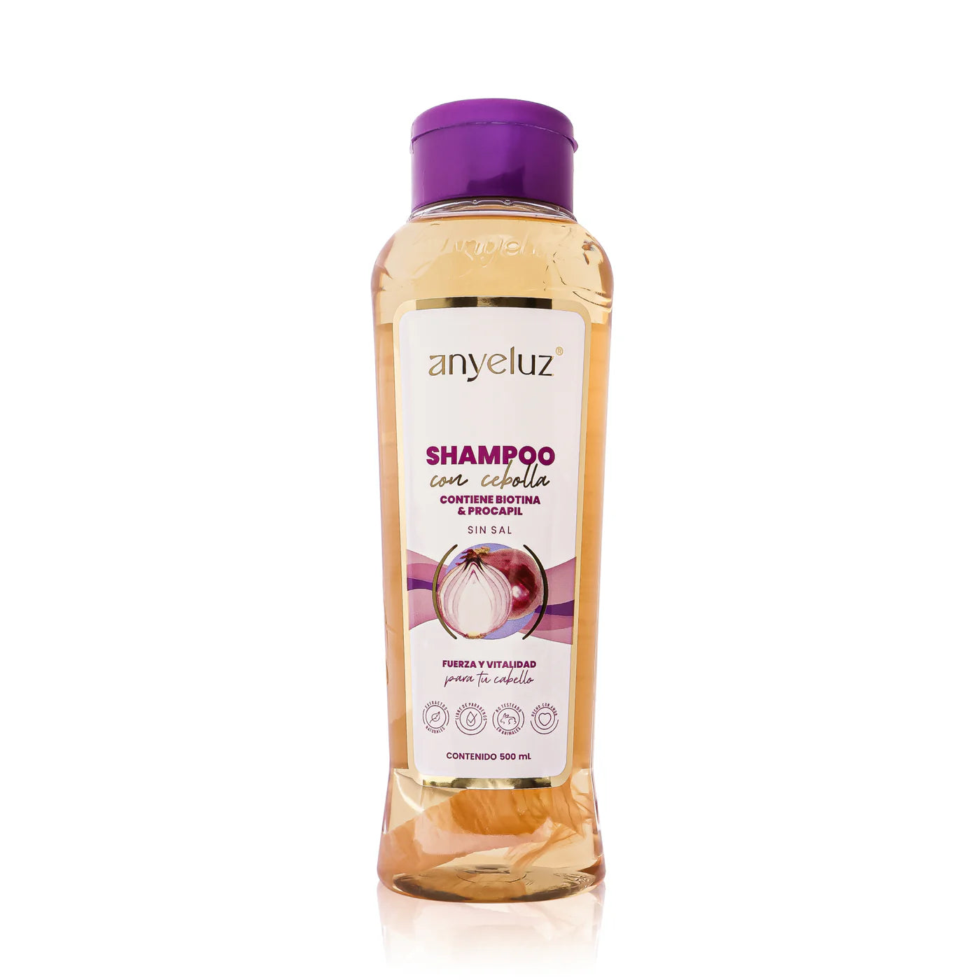 Shampoo Anyeluz de cebolla