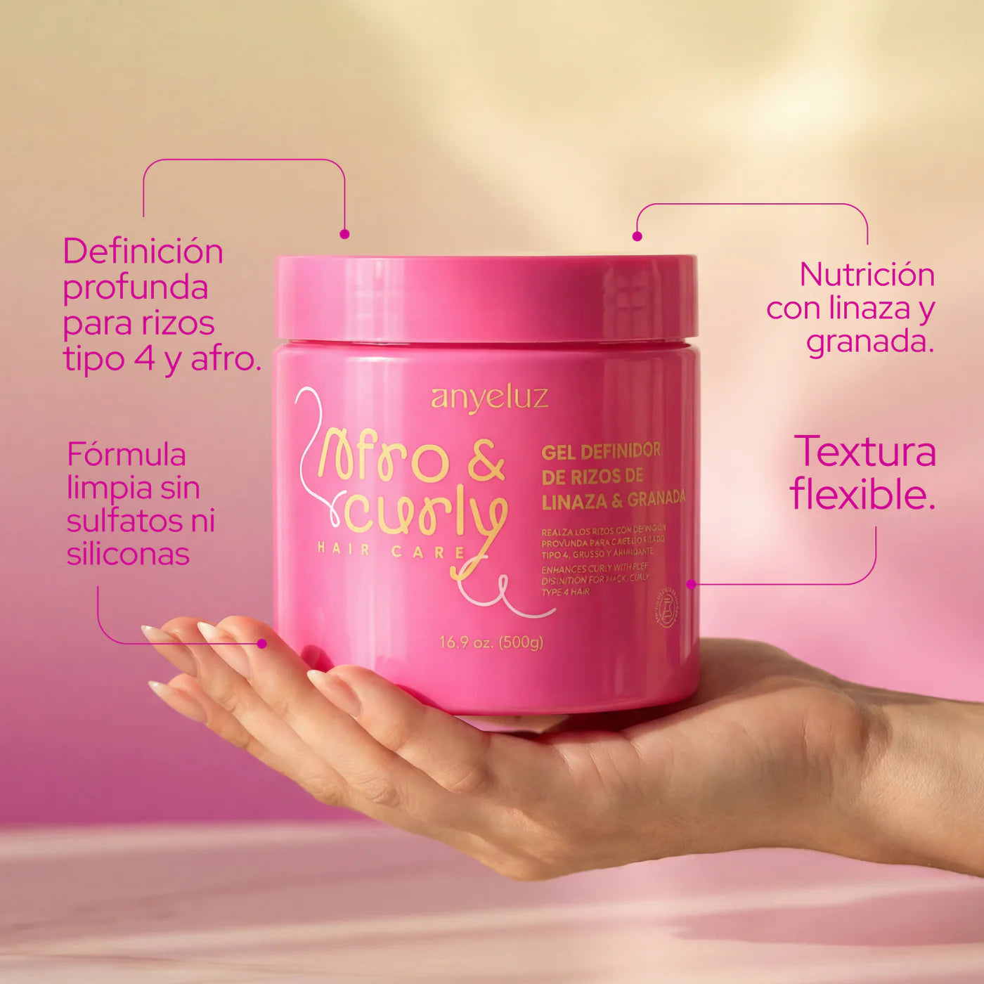 Gel definidor de rizos de Anyeluz