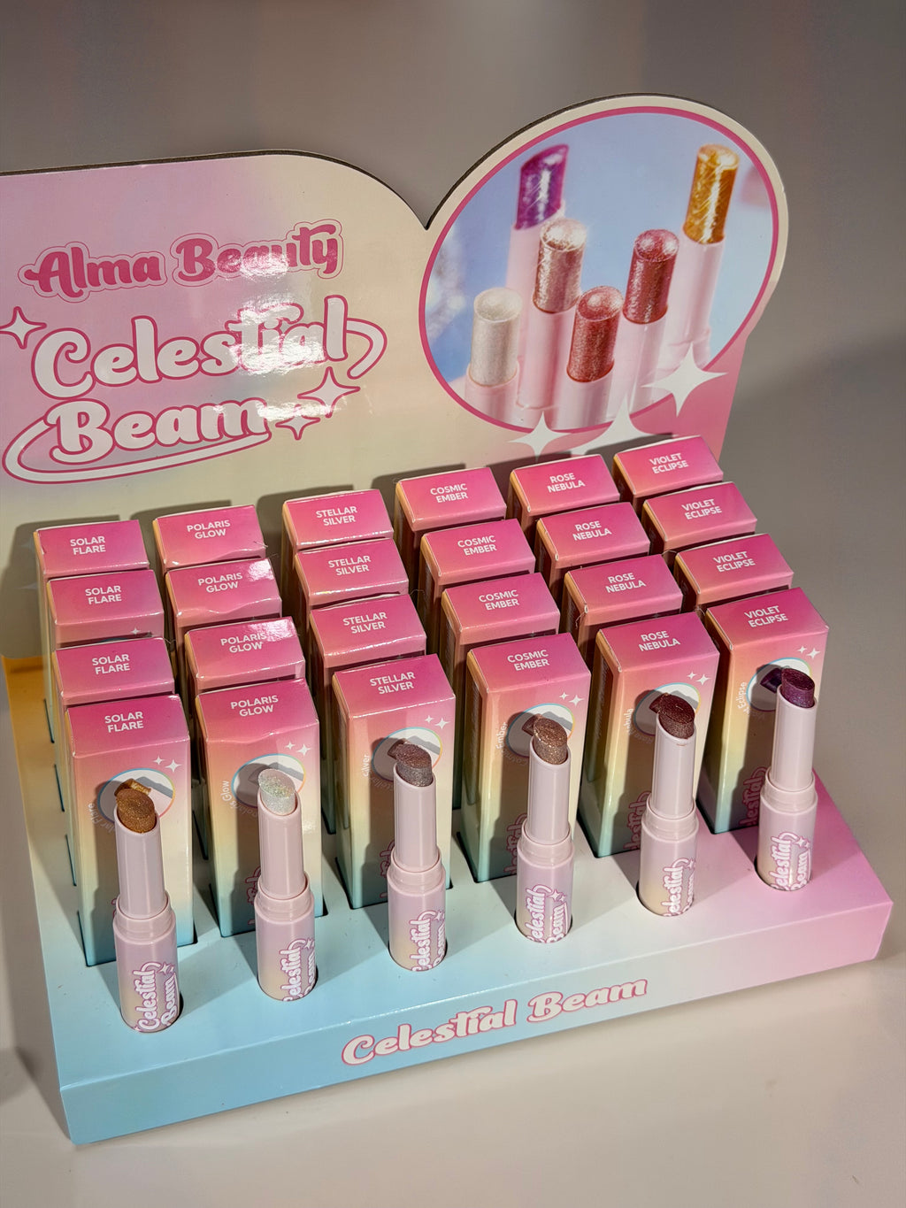 Iluminador en barra Alma beauty