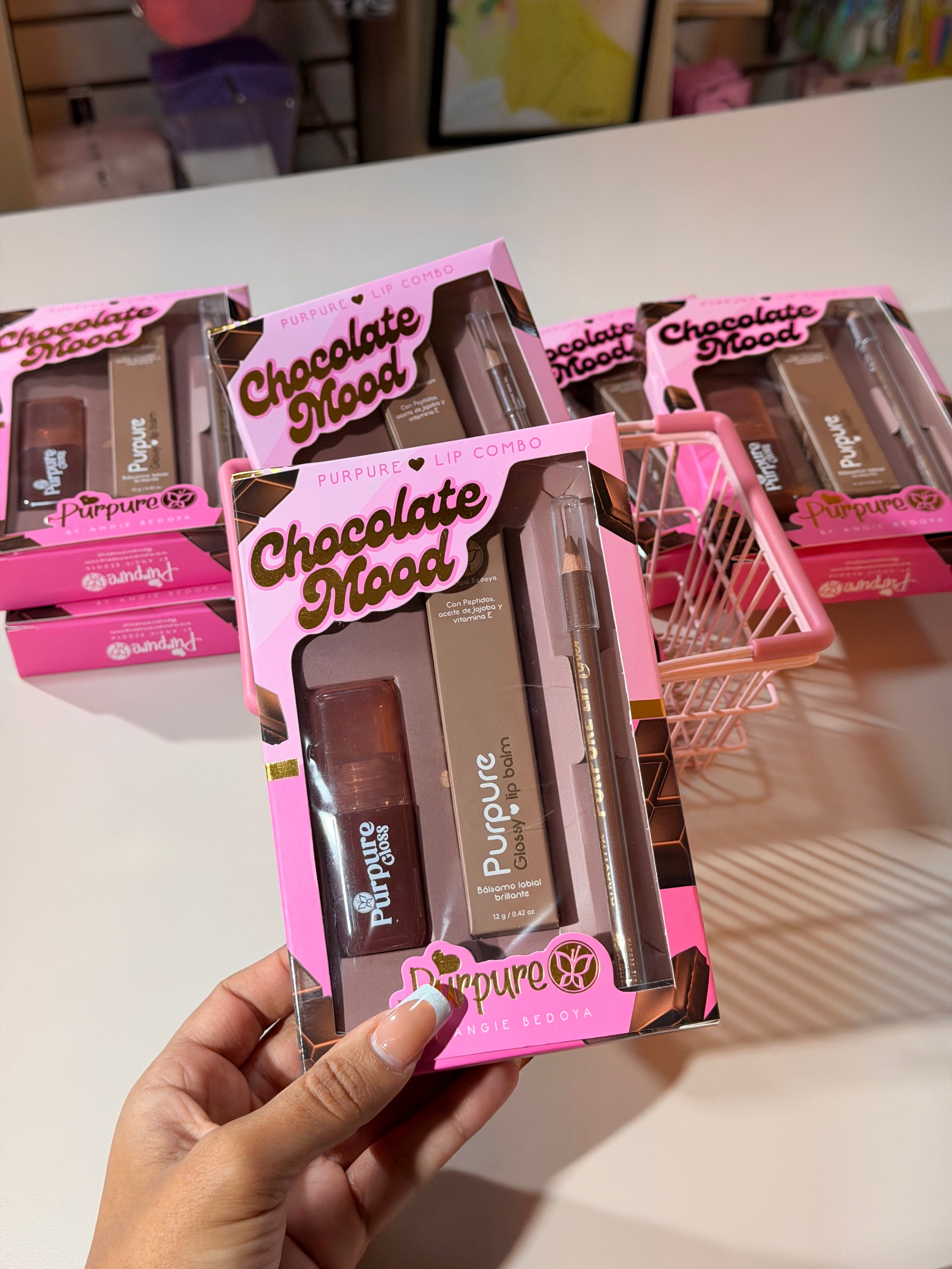 Lip combo Chocolate Purpure