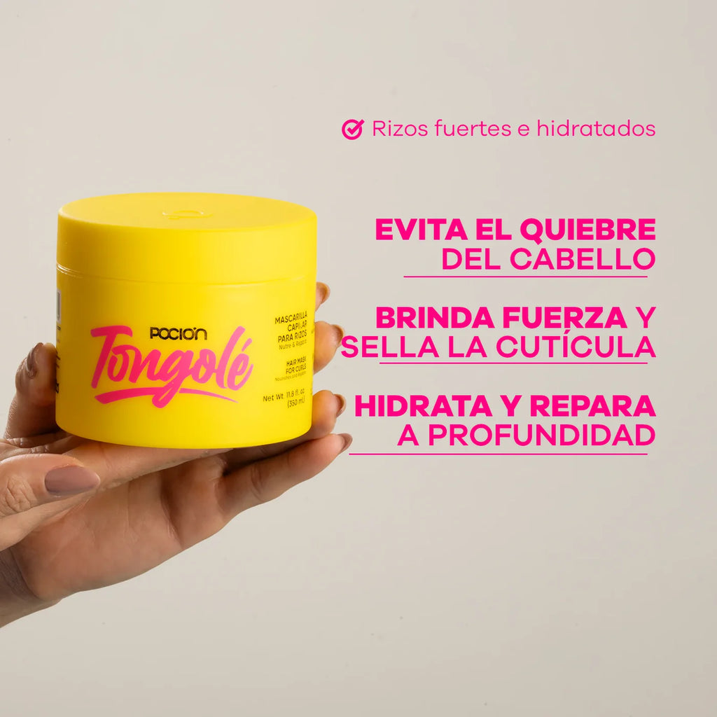 Mascarilla tongole para rizadas