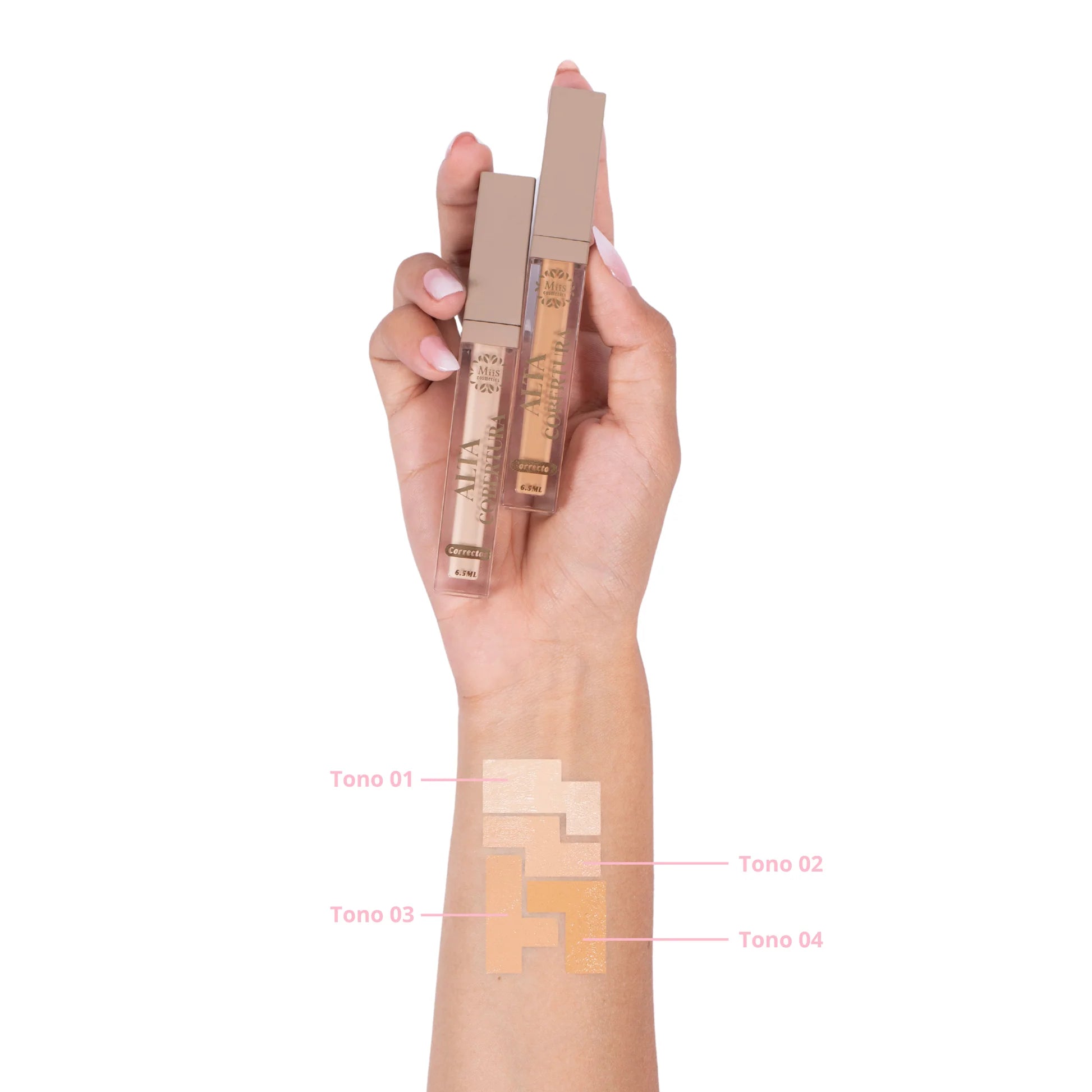 Corrector alta cobertura Miis cosmétics