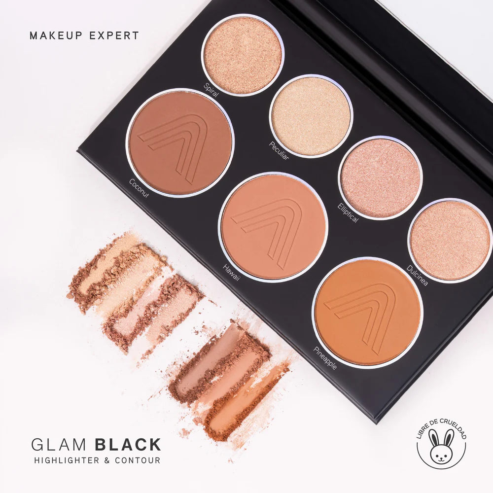Paleta Glam Black contornos Atenea