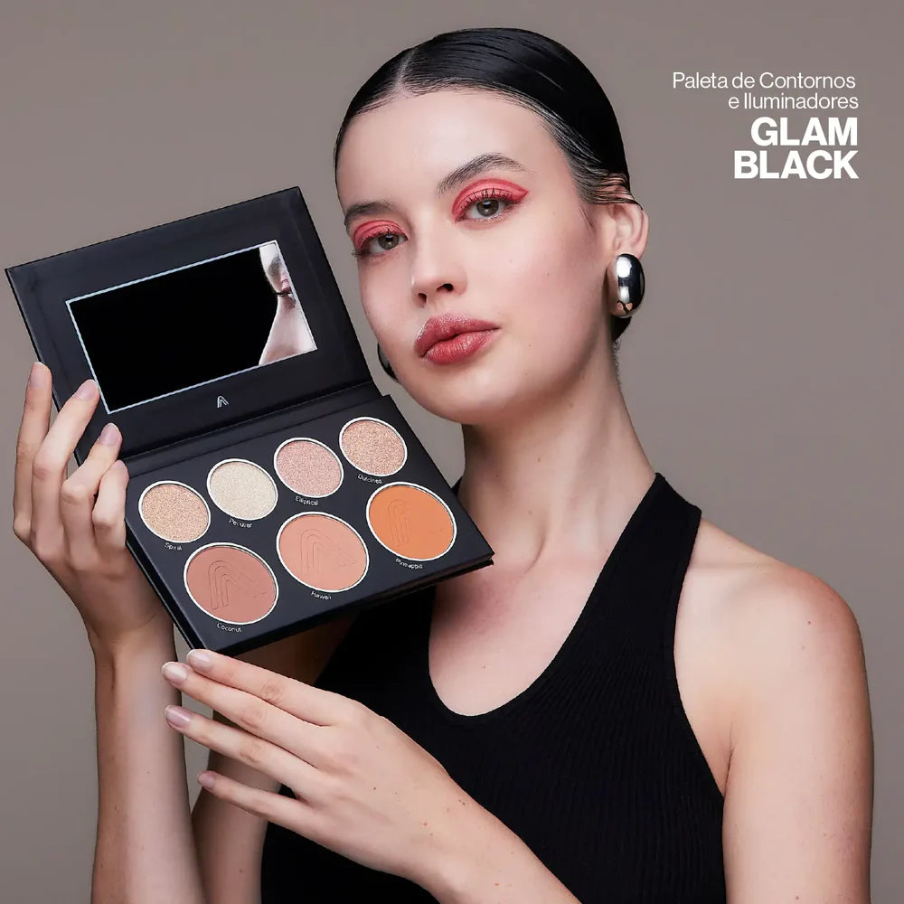 Paleta Glam Black contornos Atenea