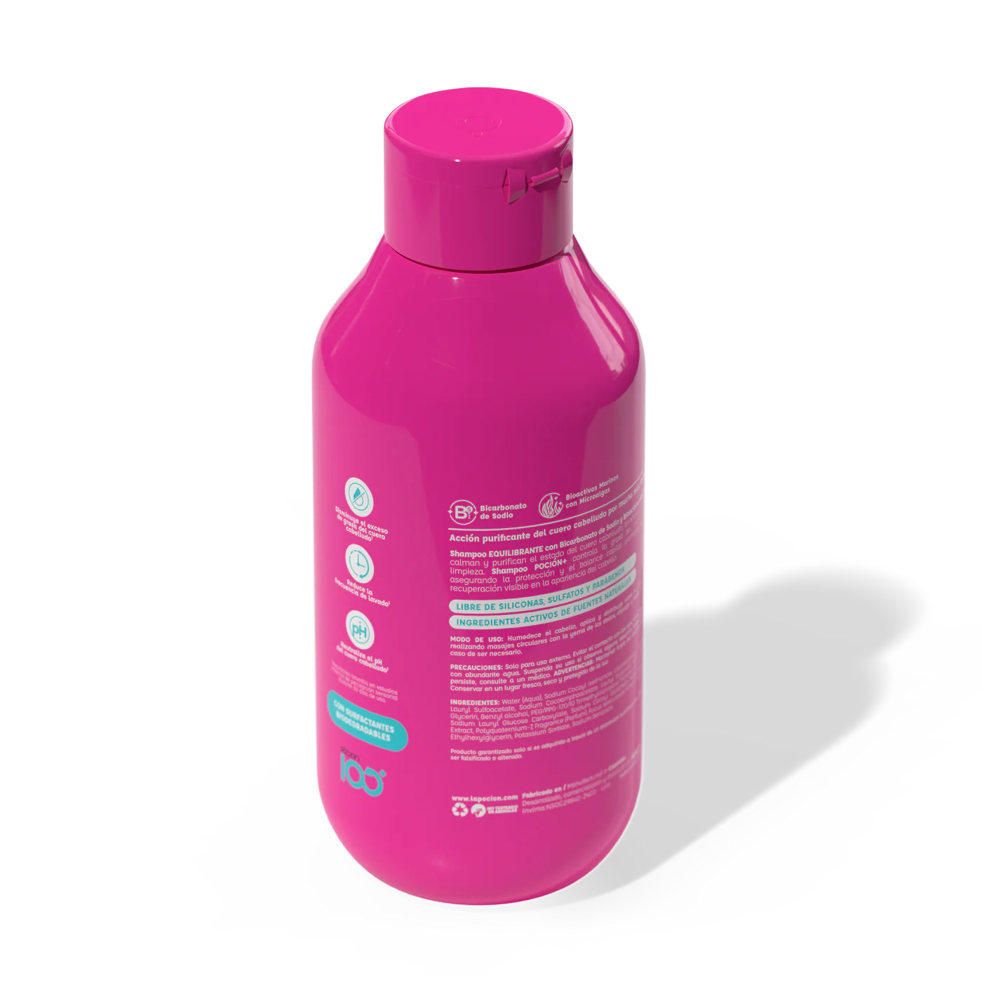 Shampoo control grasa