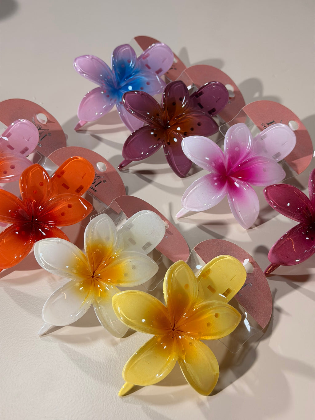 Pinzas flor de cabello