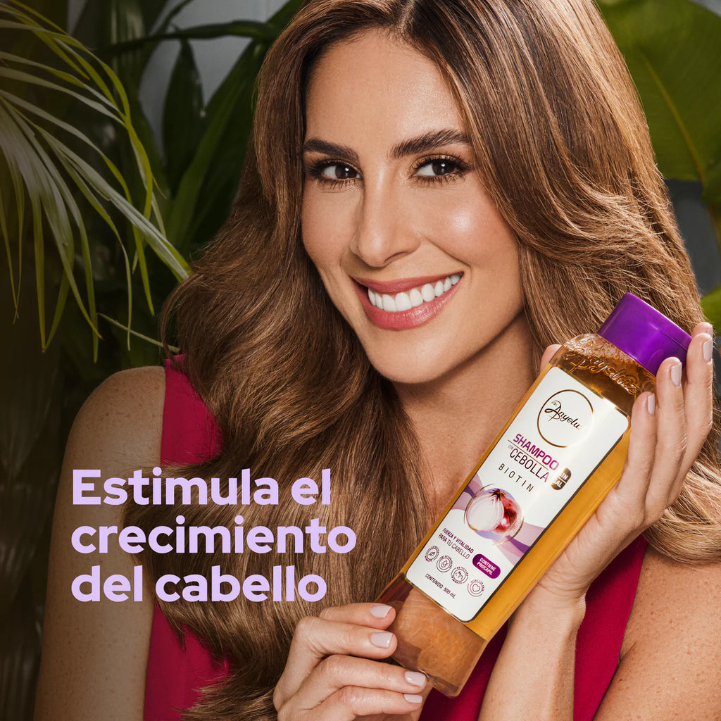 Shampoo Anyeluz de cebolla