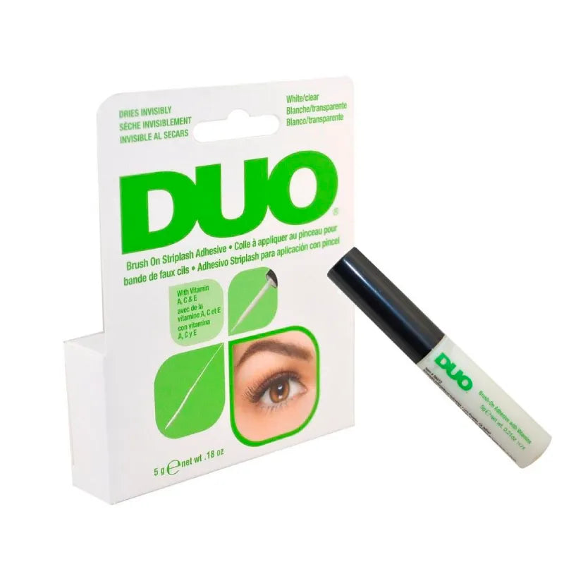 Pega de pestañas duo transparente