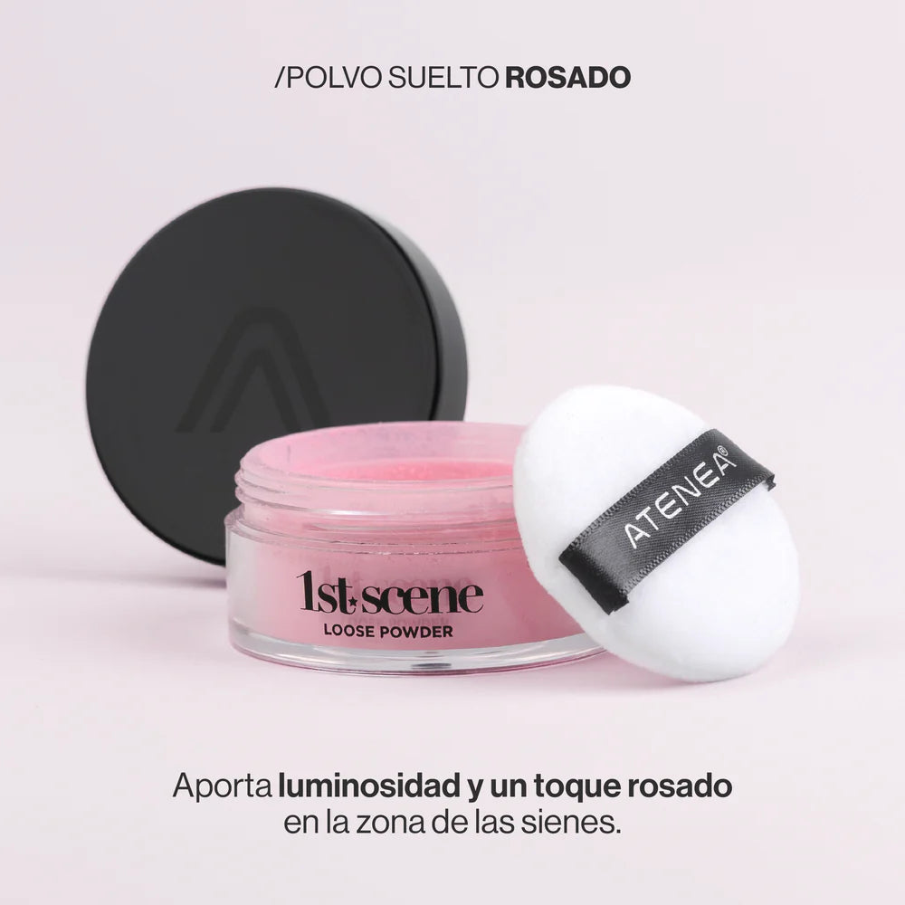 Polvo suelto rosado Atenea