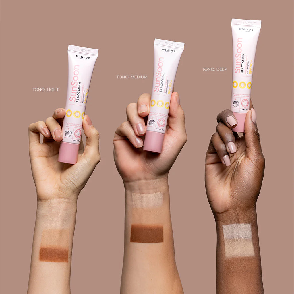 BB & CC cream con SPF 50+ Montoc