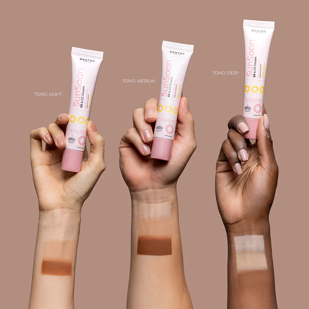 BB & CC cream con SPF 50+ Montoc